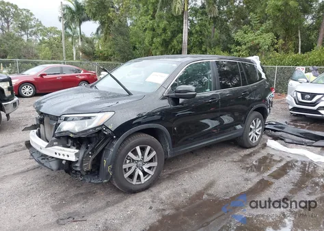 2021 Honda Pilot Awd Ex-L из США, поврежденный, VIN 5FNYF6H58MB099906